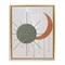 Stupell Industries Sun & Moon in Minimal Style Floating Frame By Daniela Santiago